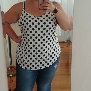 Polka dot tank